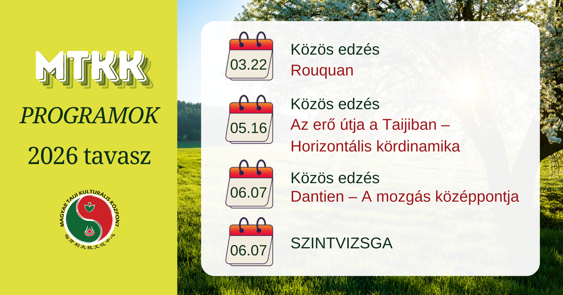 Programok 2026 tavasz